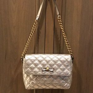 Marc Jacobs Metallic Quilted Medium Purse